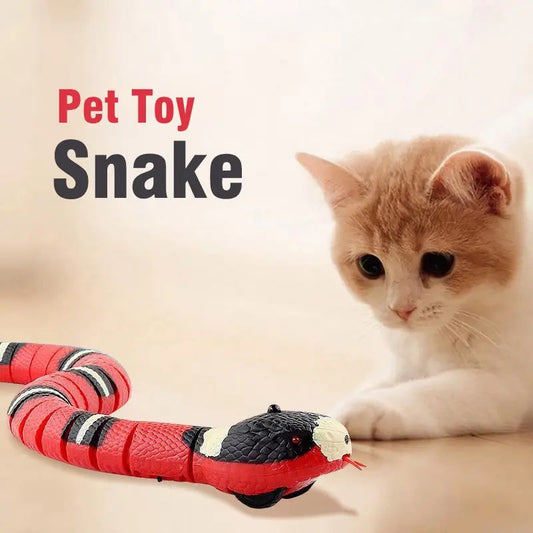 USB Charging Smart Sensing Snake Interactive Cat Toys Automatic Toys For Cats Accessories Kitten Toys for Pet Dogs Game Play Toy
